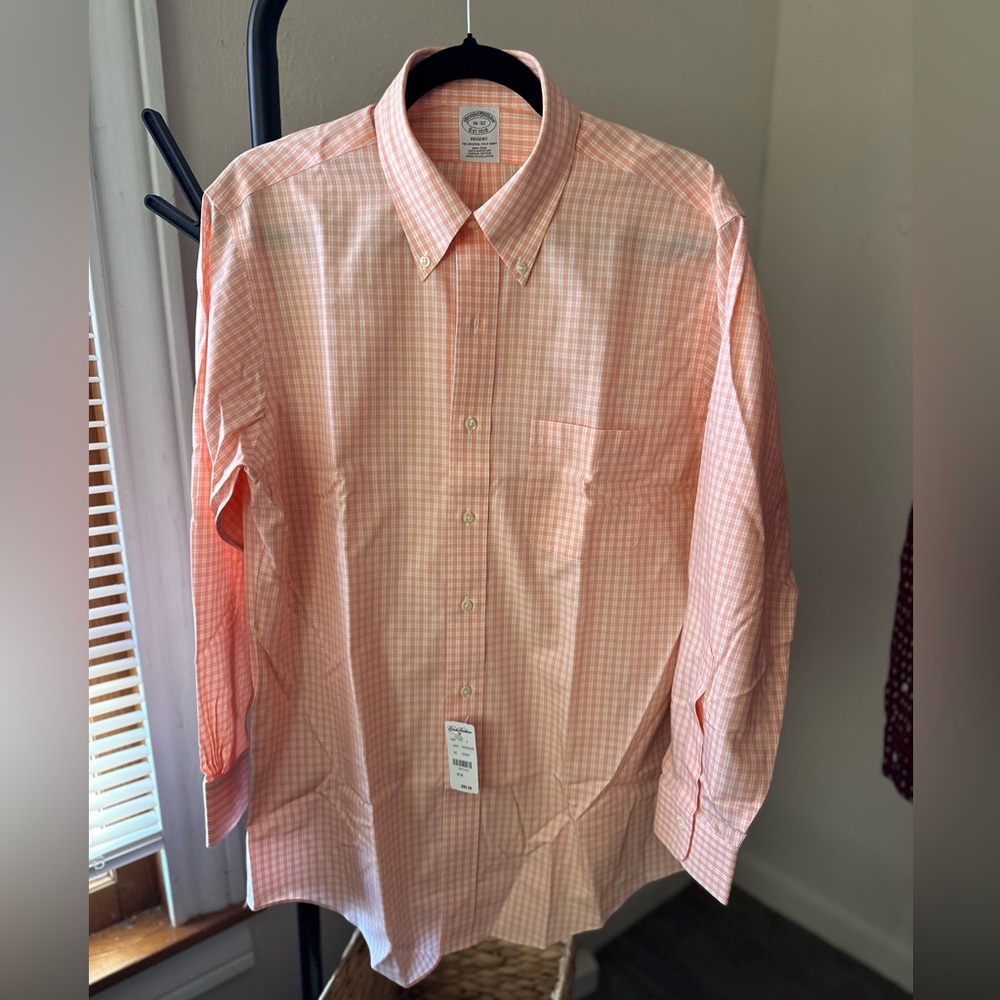 NWT Brooks Brothers Button Down Classic Regent 16 32